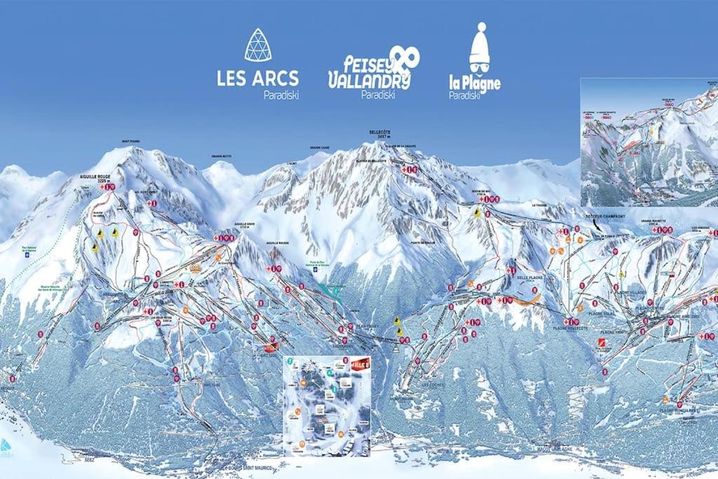 Residence Le Rami, Appartement 5 Personnes Ski Au Pied La Plagne Bagian luar foto